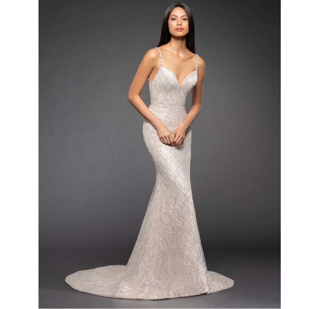 Lazaro Elisa 3857 Embellished Wedding Dress Gown